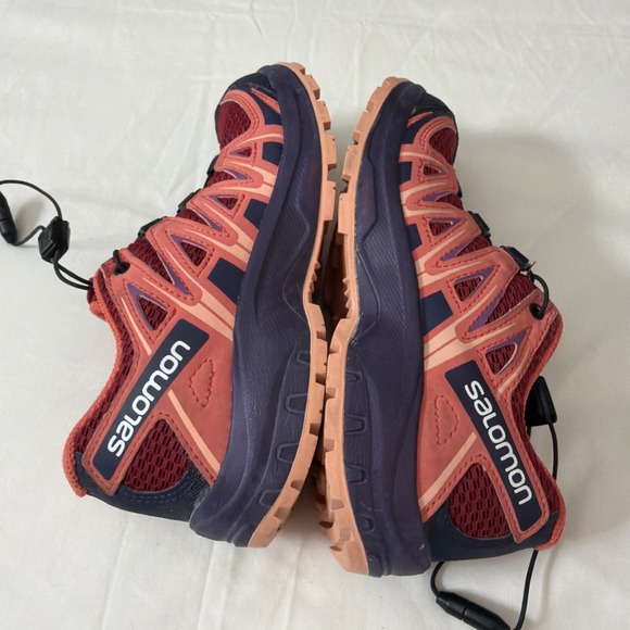 Salomon Youth Girls Size 13K SpeedCross Pink Trail Running Sneakers Shoes - Picture 7 of 16
